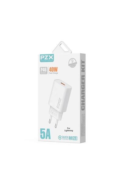 OEM PZX P46 Φορτιστής κινητού / Mobile Charger 40W με 1 Θύρα USB-A Και Καλώδι...