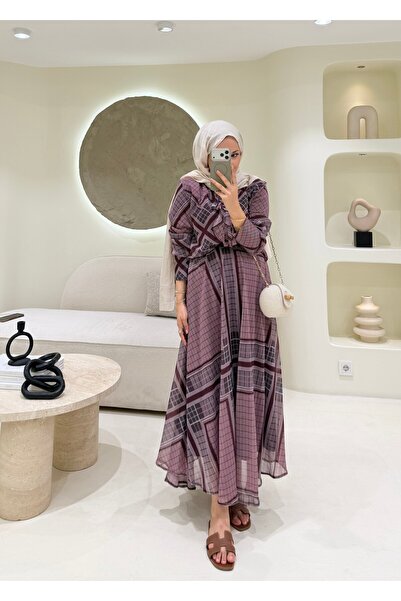 SOİ Plaid Skirt Suit Burgundy