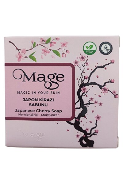 Mage Doğal Japon Kirazı Sabunu 100 gr Kalıp Sabun Hediyelik Kutuda