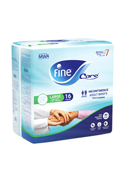Fine Care حفاضات للكبار للرجال والنساء مقاس كبير - 16 قطعة