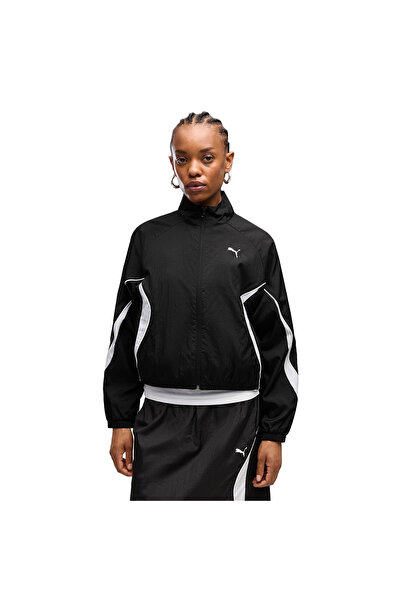Puma Sport Woven Women's Black Casual Style Jacket 69404901