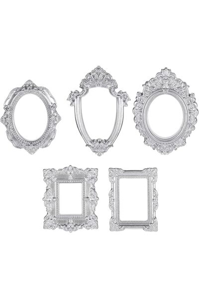 GENERAL YelaJoy 15Pcs MIni Vintage Resin Picture Frames，Resin Mini Photo Fram...