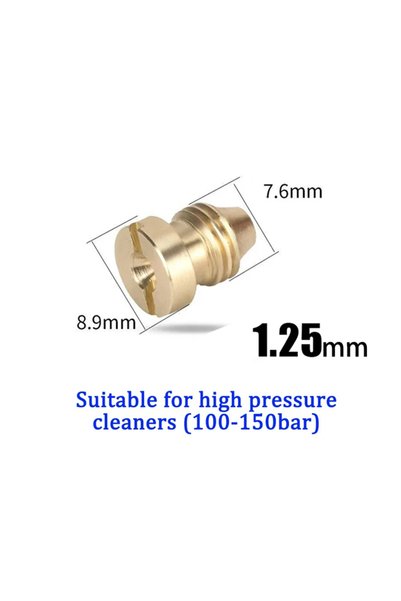 Choice6 T-1.25 Orifice Nozzle Tips for Foam Cannon Foam Maker Universal 0.9~1...
