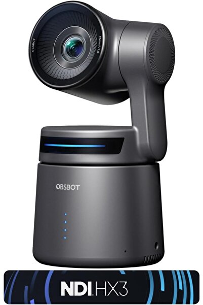 Obsbot Tail Air NDI Streaming Camera 4K, AI Tracking PTZ Camera Intelligent A...