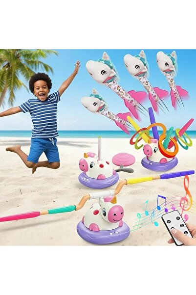 MASROO Unicorn Toys for Girls - 3 in 1 Outdoor Toys for Kids Ages 4-8: Stomp ...