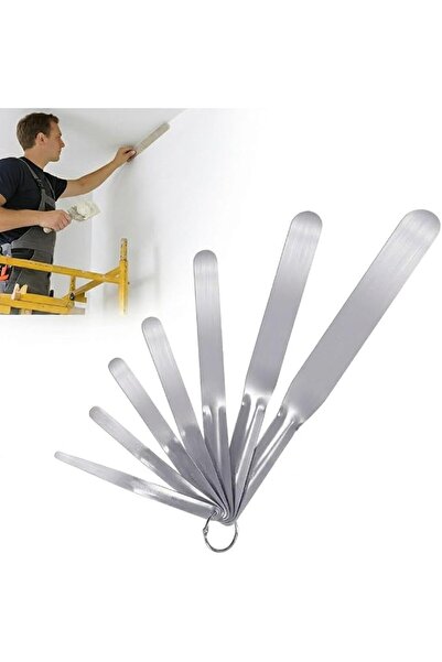 SYOSI 7 Pcs Caulking Spatula Tool Set, Stainless Steel Sealant Finishing Tool...