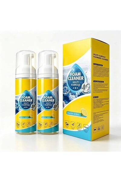 GENERAL بخاخ منظف رغوي متعدد الانزيمات 4 في 1 للمنزل والسيارة لتنظيف عميق لجم...