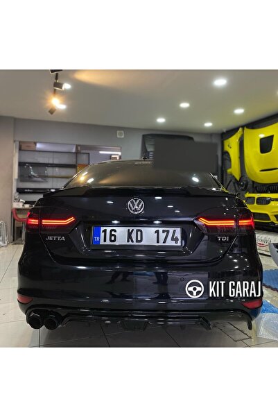 KitGaraj Volkswagen Jetta Makyajlı 2014 Custom Piano Black Difüzör (Plastik) ...