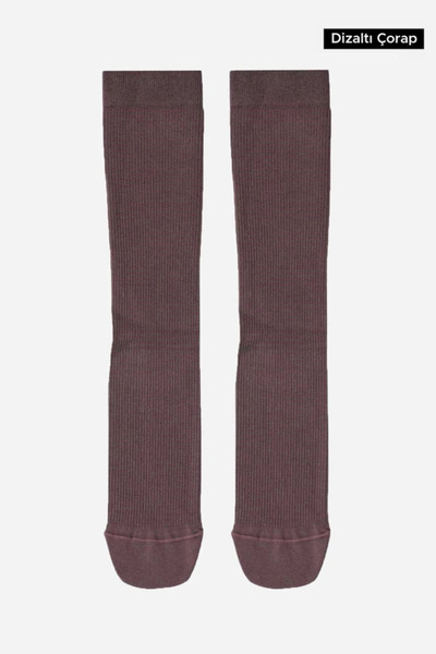 Mısırlı Unisex Organic Cotton Flight and Pilot Knee Socks with Special Firming Technology Lavender