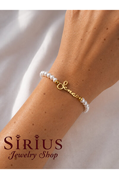 sirius jewelry 925 Gümüş | İncili İsim Bileklik