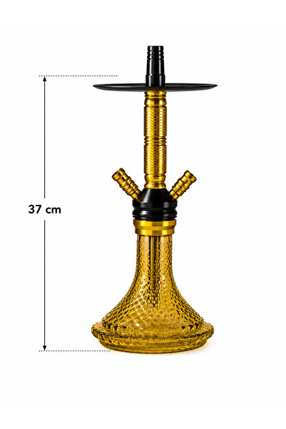 Han Tobacco Dimond 37 CM Çantalı Nargile Seti – Profesyonel Nargile Takımı