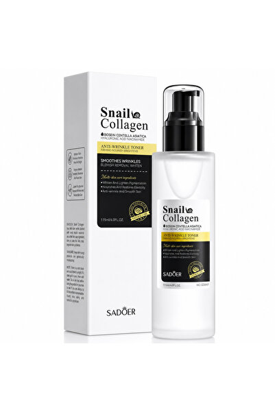 SADOER Toner Anti-Rid cu Extract de Melc și Colagen, 115 ml