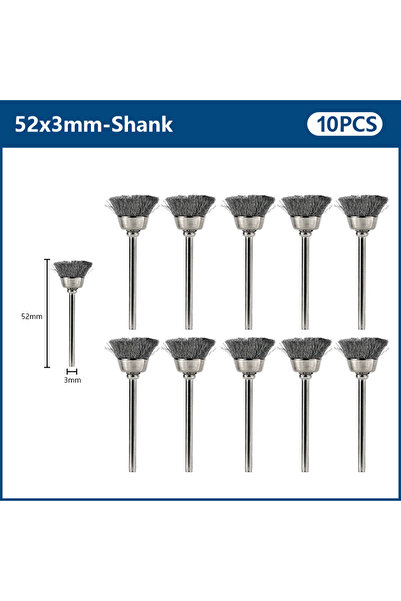 Choice 10pcs XCAN 10/20pcs Steel Wire Wheel Brush Set Polishing Wheel Brush f...