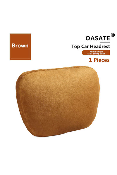 Choice Brown 1Pcs Top Car Headrest Neck Support Seat For Mercedes-Benz Maybac...