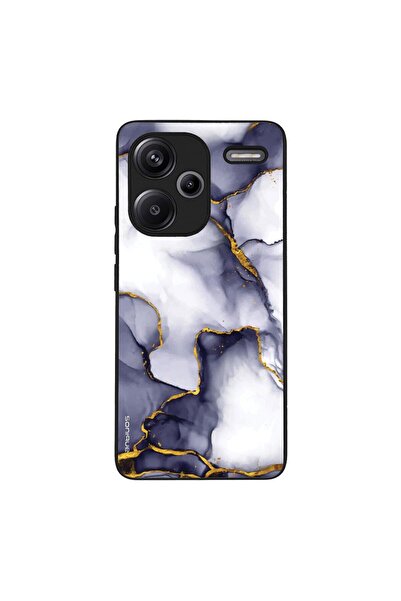 OEM Θήκη Sonique Marble Series για Xiaomi Redmi Note 13 Pro Plus 5G Μωβ Γκρι
