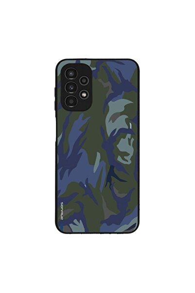 OEM Θήκη Sonique Σειρά Καμουφλάζ Στρατού για Samsung Galaxy A13 4G Μπλε 01