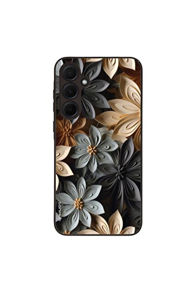 OEM Θήκη Sonique 3D Flower Series για Samsung Galaxy A35 5G Γκρι