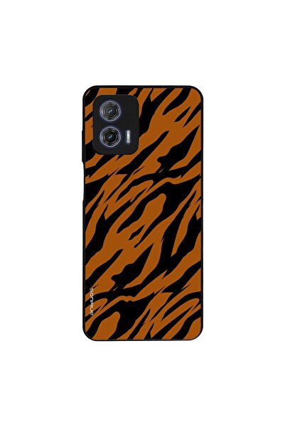 OEM Θήκη Sonique Animal Print Series για Motorola Moto G73 5G Tiger 01