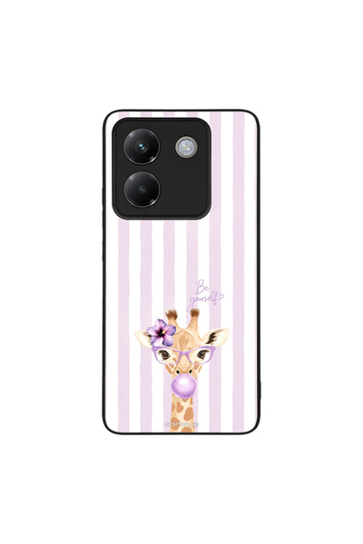 OEM Θήκη Sonique Stripe Stories Series για Xiaomi Poco M7 Pro 5G Λιλά- Καμηλο...