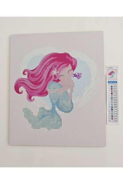 mentaş grup Beaded Tapestry Stone Board Diamond Painting Mosaic Picture Set Sizes 21X25 for Children
