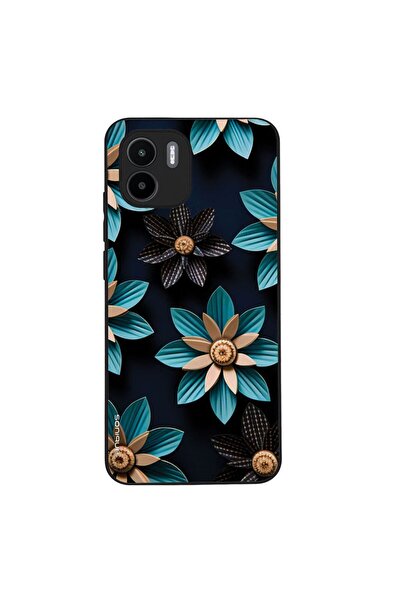 OEM Θήκη Sonique 3D Flower Series για Xiaomi Redmi A1 / Redmi A2 Γαλάζιο