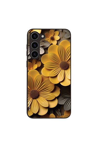OEM Θήκη Sonique 3D Flower Series για Samsung Galaxy S23 Plus Κίτρινο