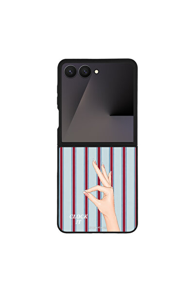 OEM Θήκη Sonique Σειράς Stripe Stories για Samsung Galaxy Z Flip 7 Clock It