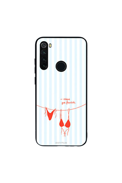 OEM Θήκη Sonique Stripe Stories Series για Xiaomi Redmi Note 8T Πάμε για Βουτιά;