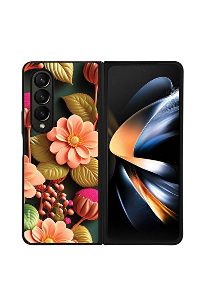 OEM Θήκη Sonique 3D Flower Series για Samsung Galaxy Z Fold 4 Σομόν