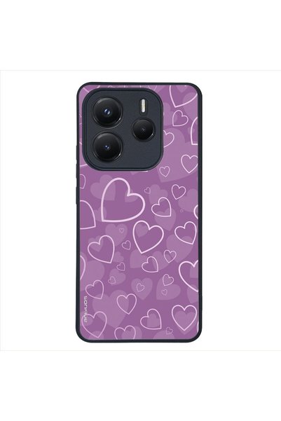 OEM Θήκη Sonique Heart Series για Xiaomi Redmi Note 14 5G Βιολετί