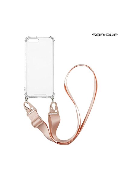 OEM Θήκη Σιλικόνης με Strap Sonique Armor Clear Apple iPhone 7 Plus / iPhone ...