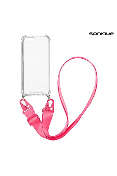 OEM Θήκη Σιλικόνης με Strap Sonique Armor Clear Apple iPhone 7 Plus / iPhone ...