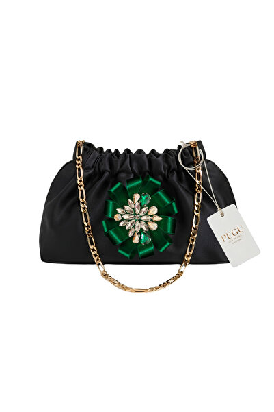 pegu baby collection Black Satin Royale Series Handmade Custom Design Drawstr...