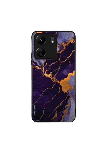 OEM Θήκη Sonique Marble Series για Xiaomi Redmi 13C 4G / Poco C65 4G Μωβ