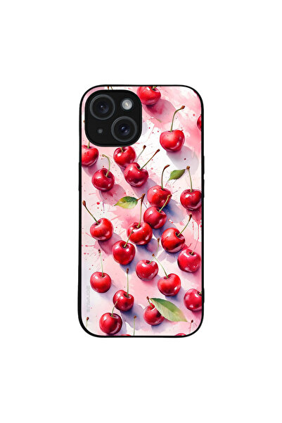 OEM Θήκη Sonique Fruit Series για Apple iPhone 15 Κεράσι