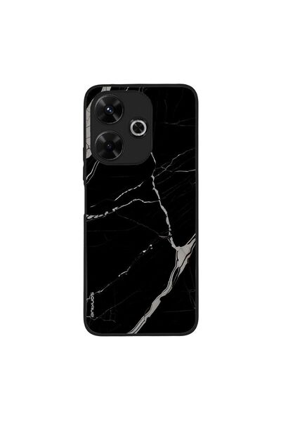 OEM Θήκη Sonique Marble Series για Xiaomi Redmi 13 4G / Poco M6 4G Μαύρο