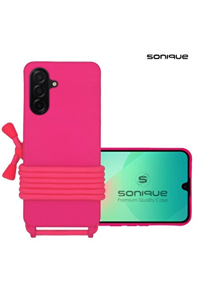 OEM Θήκη Σιλικόνης με Κορδόνι CarryHang Sonique Samsung Galaxy A36 5G Φούξια
