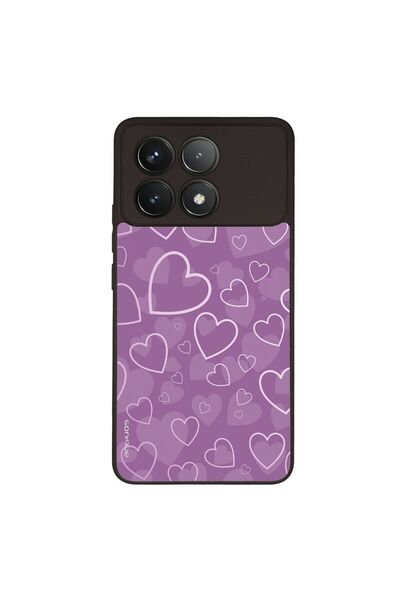 OEM Θήκη Sonique Heart Series για Xiaomi Poco F6 Pro 5G Βιολετί