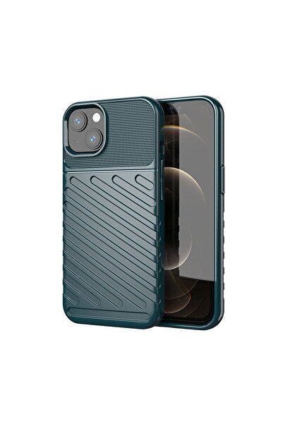 OEM Θήκη Κινητού Thunder Case Flexible Tough Rugged Apple iPhone 13 Πράσινο