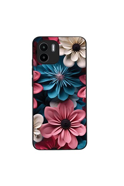 OEM Θήκη Sonique 3D Flower Series για Xiaomi Redmi A1 / Redmi A2 Ροζ 01