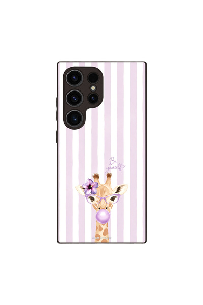 OEM Θήκη Sonique Stripe Stories Series για Samsung Galaxy S24 Ultra Λιλά- Καμ...