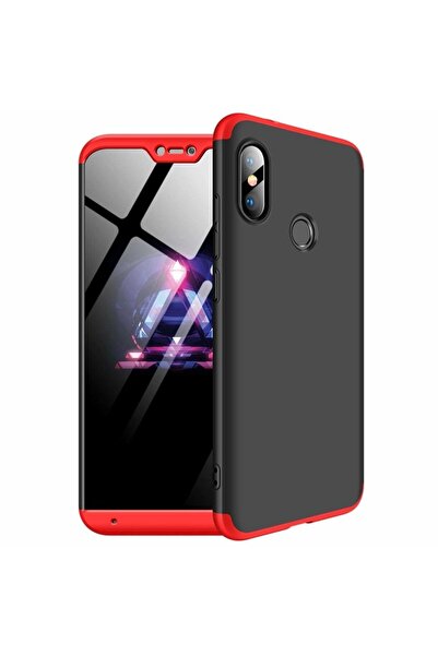 OEM GKK 360 Full Body Protection Xiaomi Mi A2 lite/Redmi 6 Pro Μαύρο/Κόκκινο