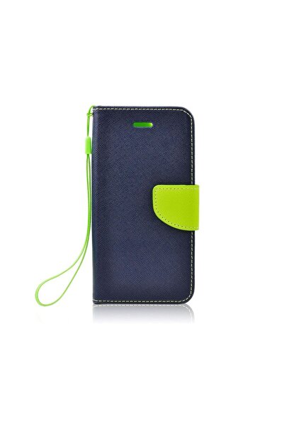 OEM Fancy Book Samsung Galaxy A71 Σκούρο Μπλε/Λαχανί