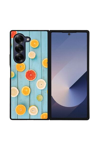 OEM Θήκη Sonique Fruit Series για Samsung Galaxy Z Fold 6 Γκρέιπφρουτ