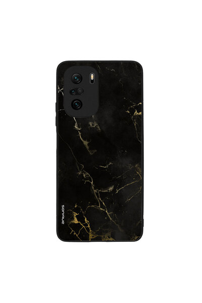 OEM Θήκη Sonique Marble Series για Xiaomi Poco F3 / Mi 11i Μαύρο 01