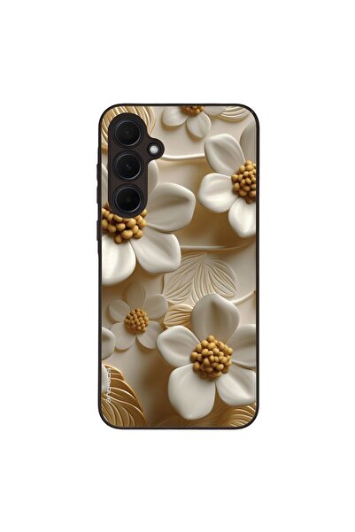 OEM Θήκη Sonique 3D Flower Series για Samsung Galaxy A35 5G Λευκό