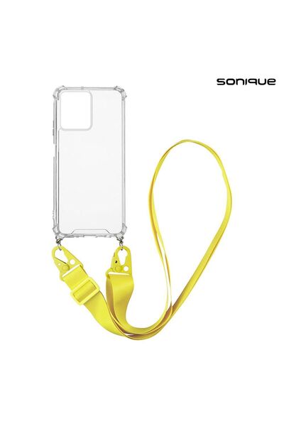 OEM Θήκη Σιλικόνης με Strap Sonique Armor Clear Xiaomi Redmi 13C 4G / Redmi 1...