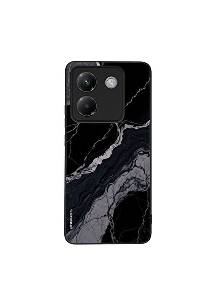 OEM Θήκη Sonique Marble Series για Xiaomi Poco M7 Pro 5G Μαύρο 02