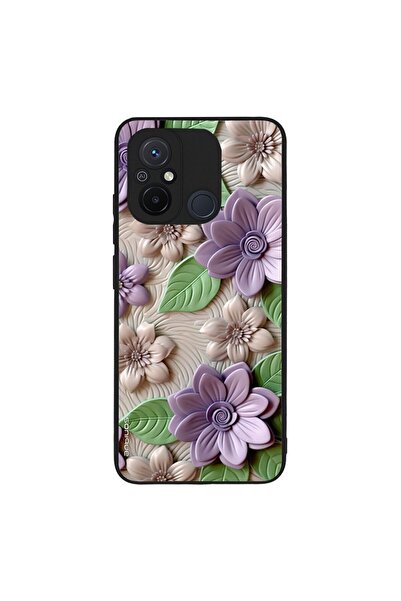 OEM Θήκη Sonique 3D Flower Series για Xiaomi Redmi 12C Βιολετί