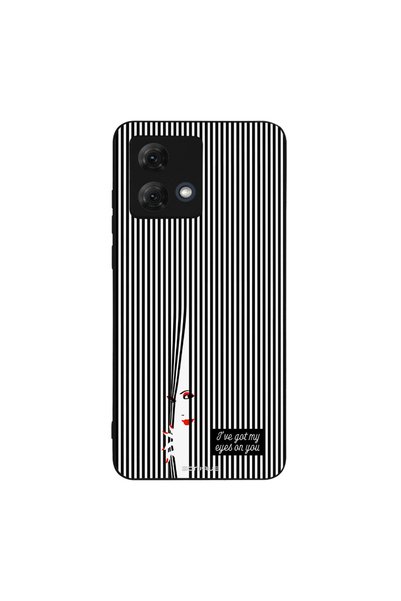 OEM Θήκη Sonique Stripe Stories Series για Motorola Moto G84 5G Eye on You – ...